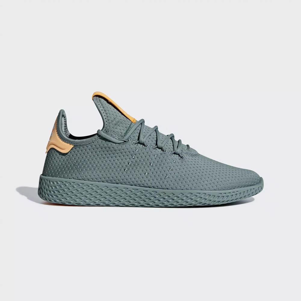 Adidas Pharrell Williams Tennis Hu Tenis Verdes Para Mujer (MX-71886)